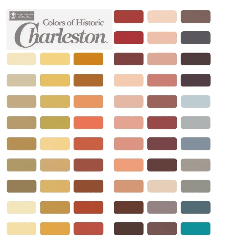 Historic Charleston Painting Colors